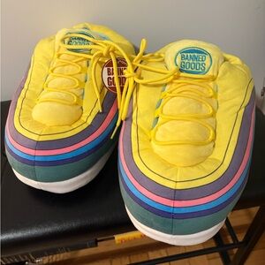 Banned Goods RAINBOW Sneaker Slippers